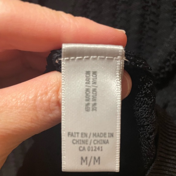 Contemporaine black open knit cardigan size M - Picture 3 of 6